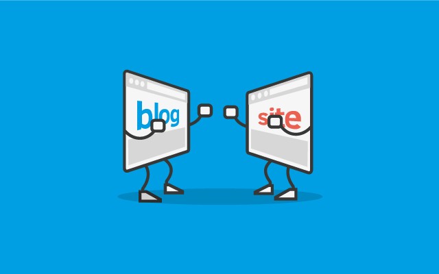 تفاوت وبلاگ با سایت